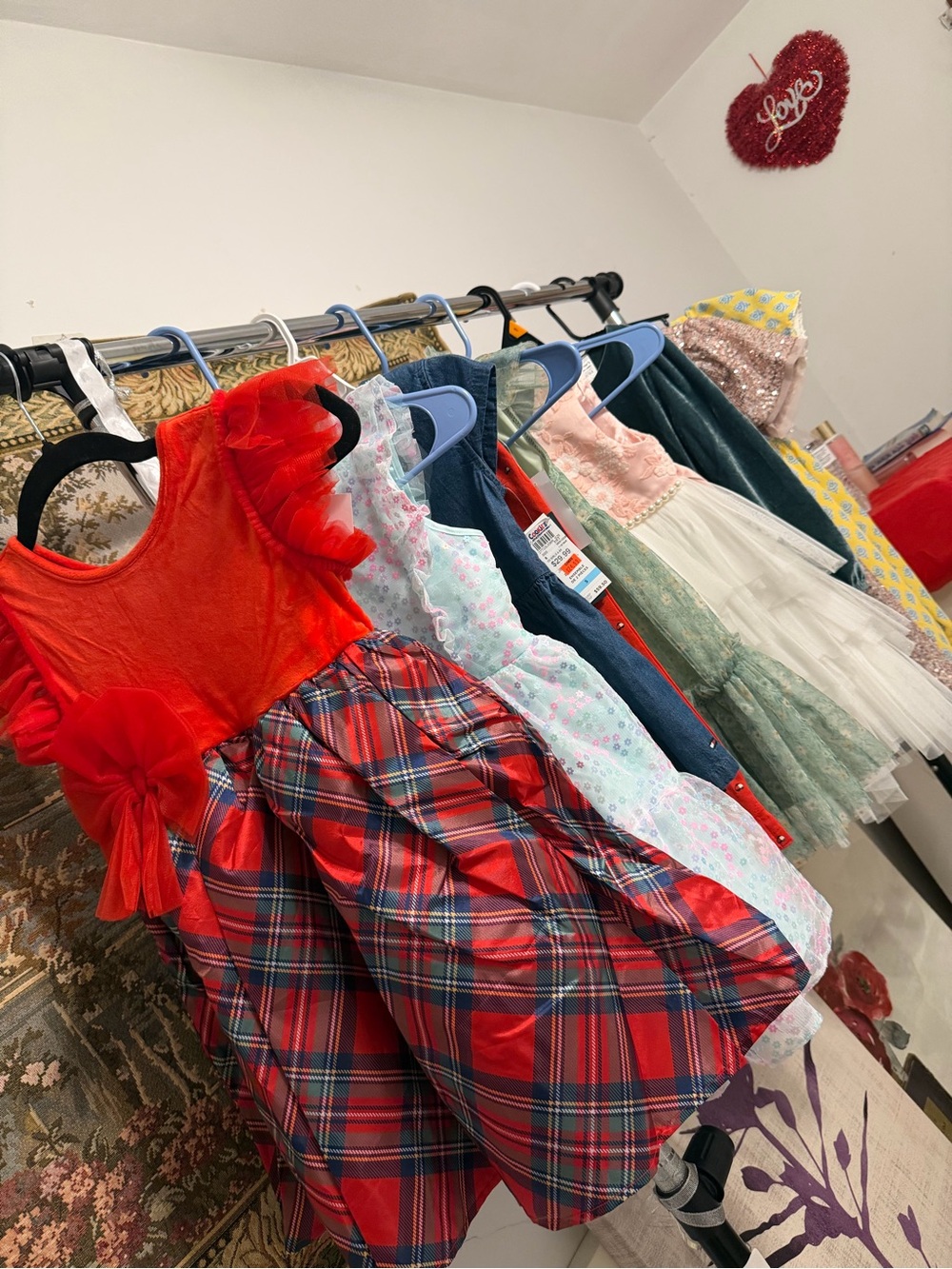 Party dresses bundle 4/5t (8 dresses )